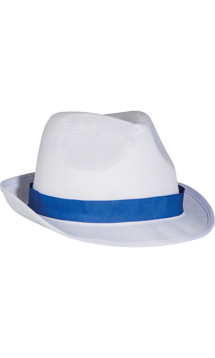 Palarie barbati, Easy, Poliester, Albastru/Alb