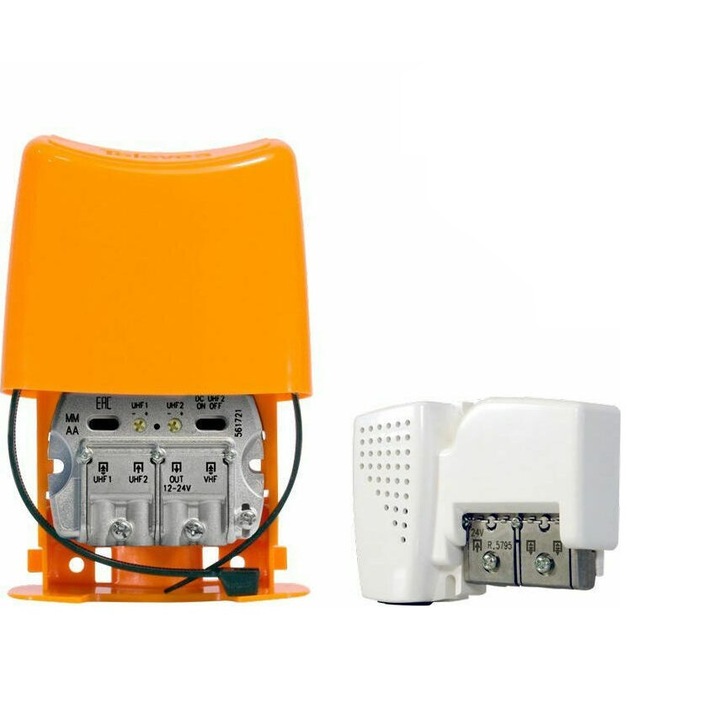 Amplificator de semnal TV Televes 568010 NanoKom Kit 5G LTE + PSU 24V UHF/UHF/VHF (12-11-0013)