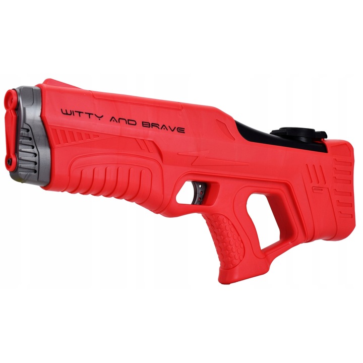 Pistol cu apa, Lolex, Electric, Pentru copii, Incarcare USB, Raza de actiune pana la 12 m, Rosu