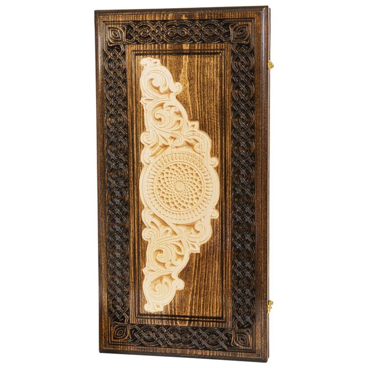 Комплект за шах и табла Ada Light 11004D, Ръчно гравиран