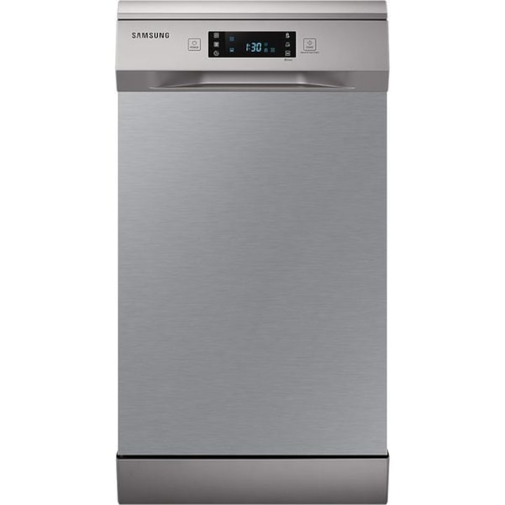 Съдомиялна Samsung DW50DG450FSRLE, 10 комплекта, 6 програми, Hygiene Shield, Клас D, 45 см, Inox