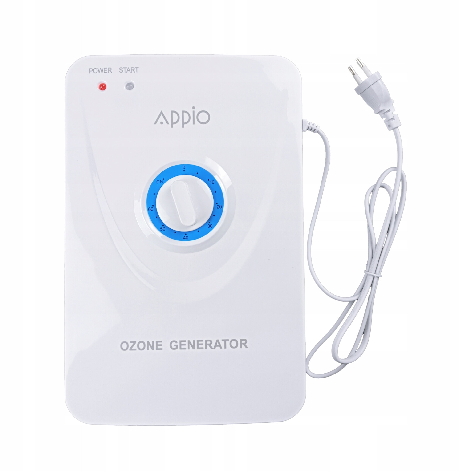 Generator de ozon pentru aer si apa, Appio, 230V, 12W, 600mg/h, Alb