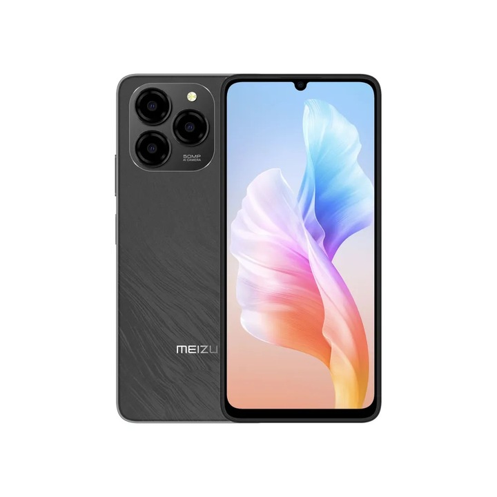 Smartphone Meizu Note 21, 8GB RAM, 256GB, Dual SIM, Negru