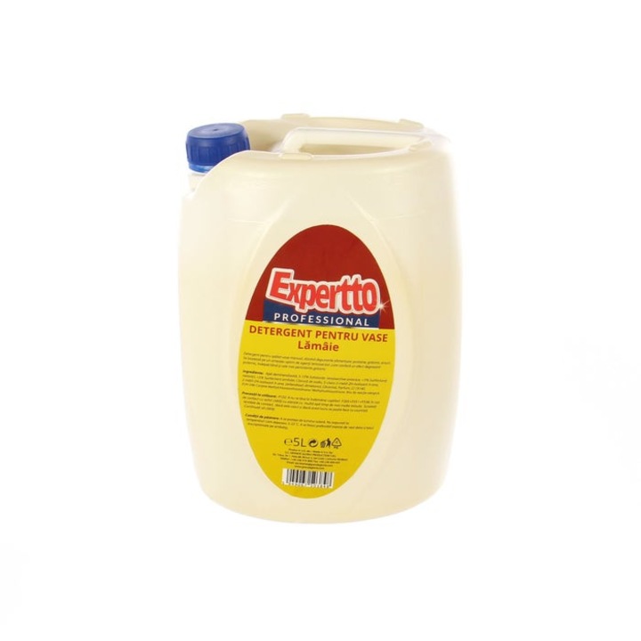Detergent lichid pentru vase Expertto, aroma lamaie, 5L