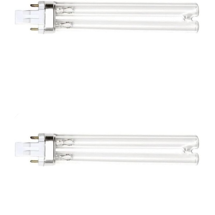 Комплект от 2 UV бактерицидни резервни крушки, 13W, GX23