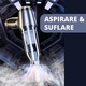 Akkus kézi autós porszívó újratölthető akkumulátorral, szívó és fúvó funkciókkal, szívóteljesítmény 11000 Pa, Roll Fast, 7.4V, 8A, csúcsteljesítmény 180W, HEPA szűrő, hordozható, autós, otthoni használatra, irodai
