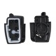 Корпус за автомобилен ключ с 3 бутона за Ford Focus, Fiesta, Mondeo, Galaxy, Kuga, S-Max, B-Max, Eco Sport, черен