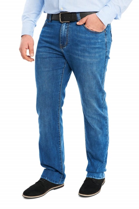 Blugi clasici barbati, subtiri, Eternal Blue