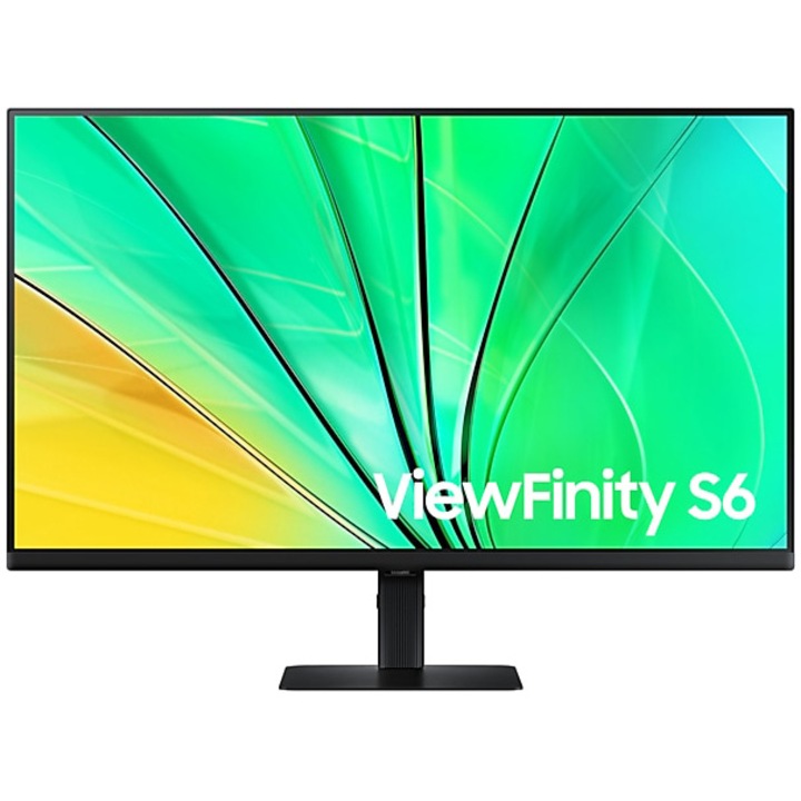 Monitor LED 32'' Samsung ViewFinity S6 LS32D600EAUXEN QHD VA 5ms 100Hz, sRGB: 99%-os lefedettség, HDR10, kijelző port, HDMI, fekete