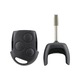 Корпус за автомобилен ключ с 3 бутона, FO21, черен, съвместим с Ford Mondeo Fiesta Focus