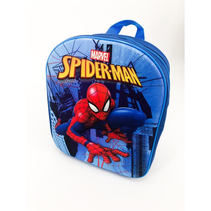 Spiderman, Pókember, fiú, 3D-s, hátizsák, 30X26X10CM