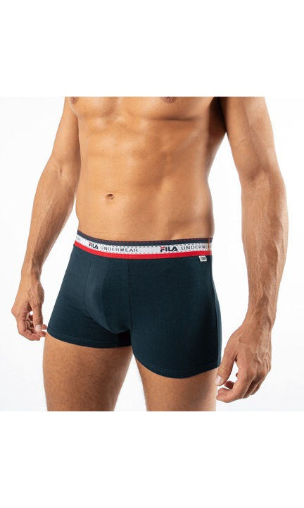 Fila, boxeri barbati cu banda logo, bleumarin, Bleumarin