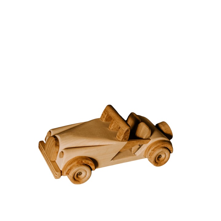 Masina decapotabila, din lemn