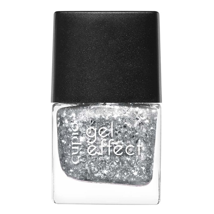 Lac de unghii cu efect de gel Cupio 10ml - Silver City Spark