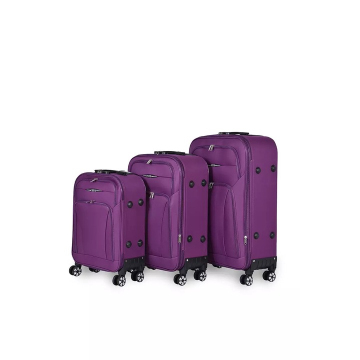 Set Valize Moi Mov Ultra Usoare