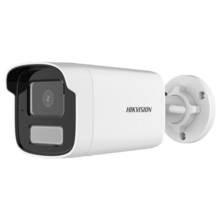 IP камера за наблюдение 2MP, Smart Hybrid Light, IR 50m, Бяла светлина 50m, 4mm обектив - Hikvision DS-2CD1T23G2-LIU(4mm)