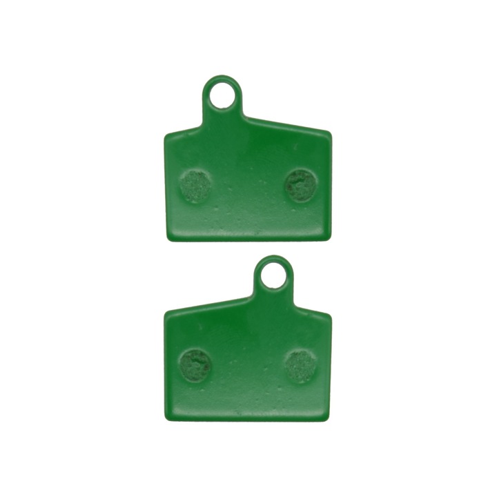 Комплект керамични спирачни накладки Rambomil, Зелени, 27x26.5mm, 2 бр