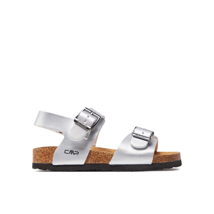 Sandale copii, CMP, 303732, Piele ecologica, Argintiu