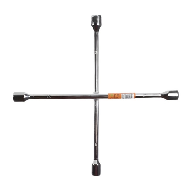 Cheie roti auto Holzer 166/0020, tip cruce, otel carbon, 17/19/21/23 mm