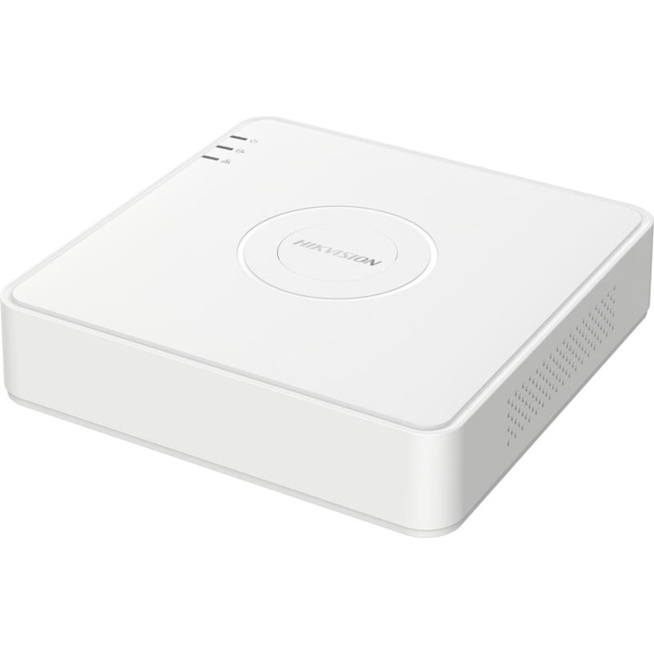 Hikvision 8-канален DVR DS-7108HGHI-M1(C), видео компресия: H.265 Pro+/H.265 Pro/H.265, HDTVI/AHD/CVI/CVBS/IP видео вход, до 10-ch IP камера вход (до 5 MP), Макс. 1200 m за 720p HDTVI, 1x SATA, размери: 200 × 200 × 45 mm, тегло: 1 kg