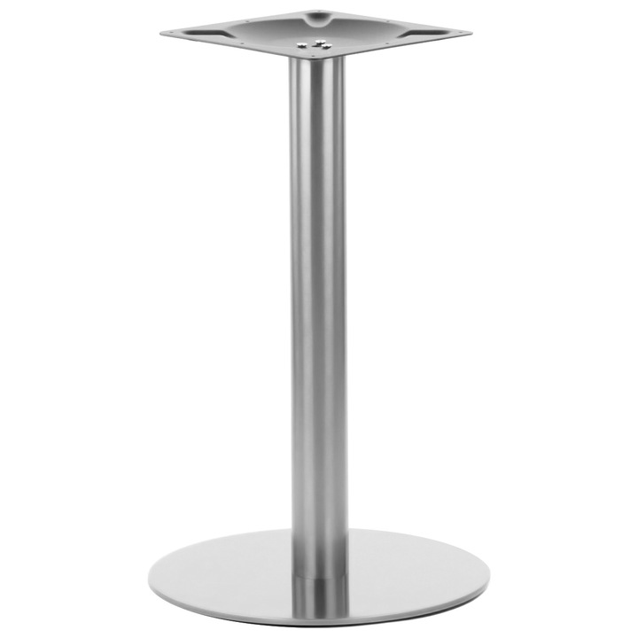 Крак за маса 2HOME, кръгъл, сребрист