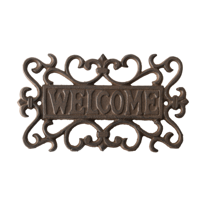 Декорация за стена Welcome, чугун, 21.5 см