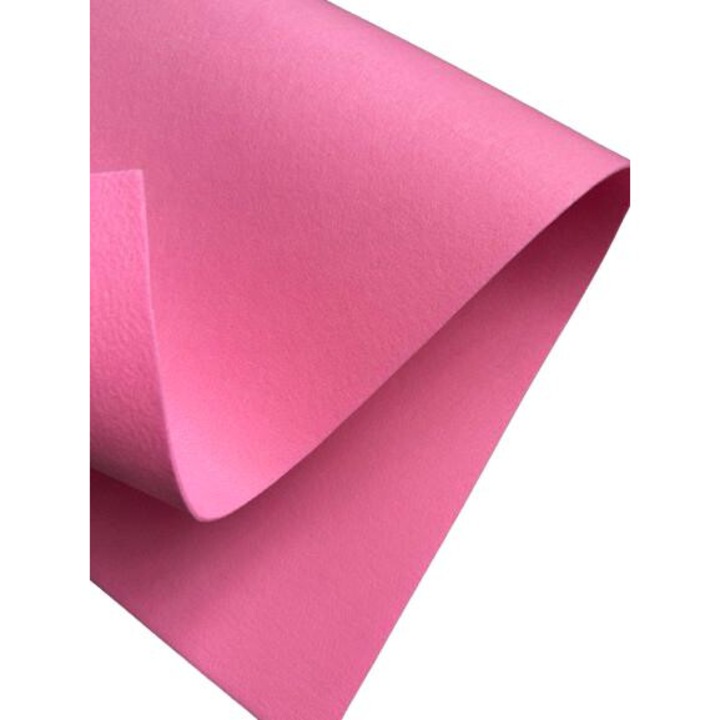 Fetru rigid 3mm 100X100cm, roz deschis