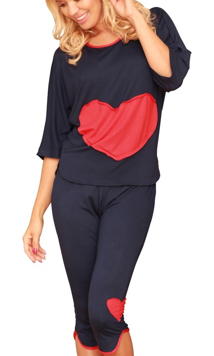 Set pijama din vascoza Kalimo, VIGO, Albastru