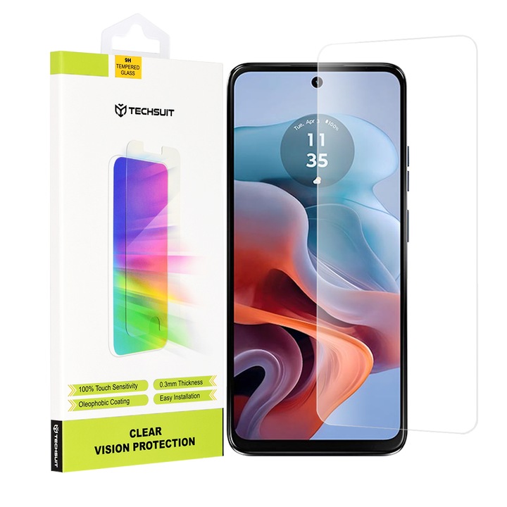 Стъклен Протектор fixGuard Xenon Armor Glass за Motorola Moto G34 / Moto G45 - Transparent