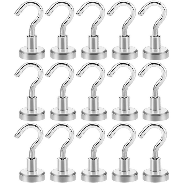 Carlige magnetice, Enforose, rezistenta mare, neodymium, anti-zgarieturi, set