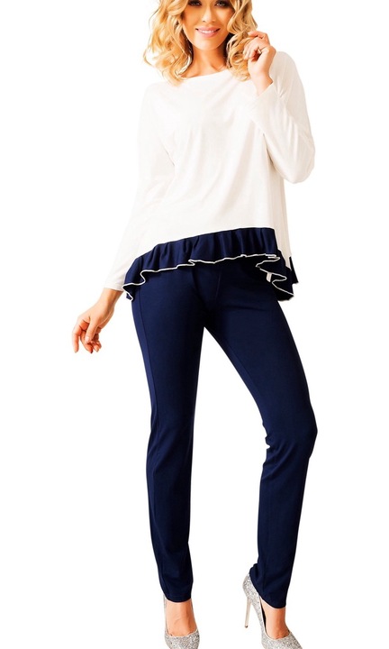 Set pijama din vascoza Kalimo, SAMOS, Ecru