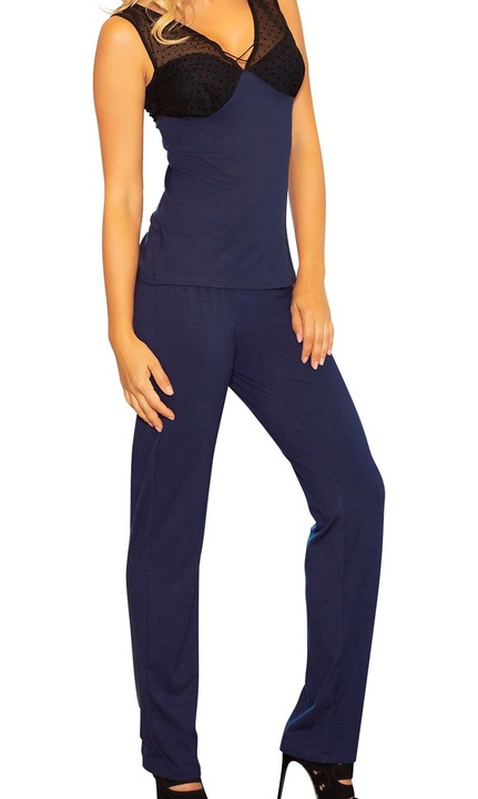 Set pijama din vascoza Kalimo, RHODES, Albastru