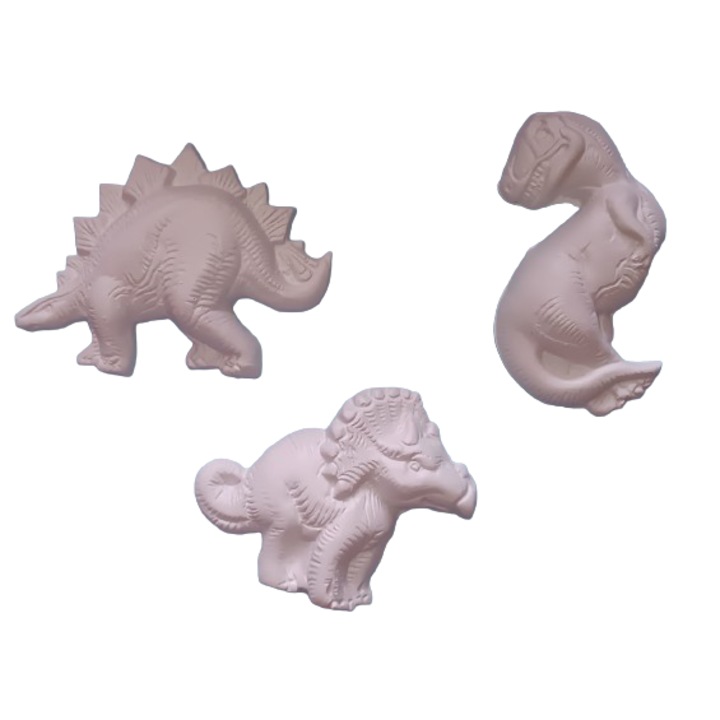Gipsz figurák, Dinoszauruszok-3 db