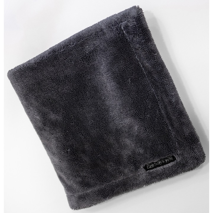 Mikroszálas törülköző, Black Edition Towel, 1400 gsm, 50x80 cm