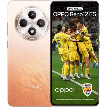 Telefon mobil OPPO Reno12 FS, Dual SIM, 512GB, 8GB RAM, 4G, Amber Orange Telefon mobil OPPO Reno12 FS, Dual SIM, 512GB, 8GB RAM, 4G, Amber Orange