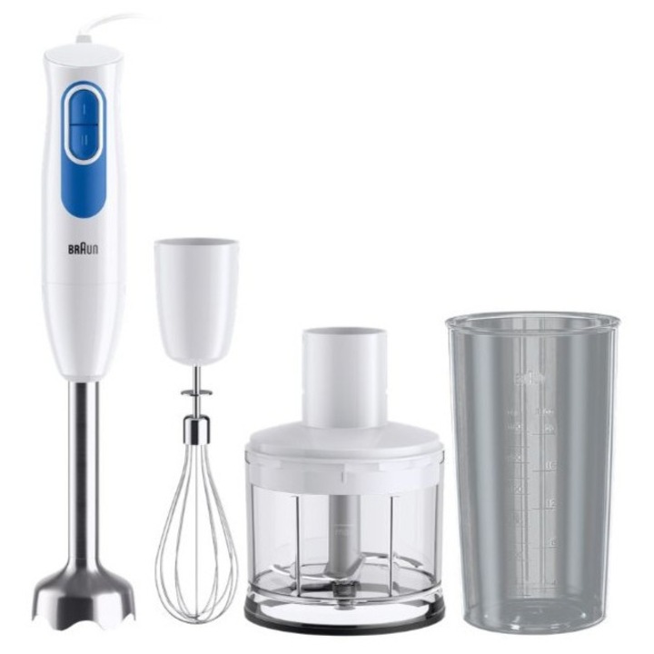Mixer de mana HAUSBERG HB-4120MV, 300W, 5 viteze + turbo, accesorii incluse, Mov Cod pachet : HB4120MV