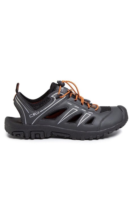 Sandale barbati, CMP, 207136, Piele ecologica, Negru