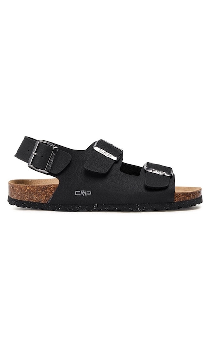 Sandale barbati, CMP, 300213, Piele ecologica, Negru