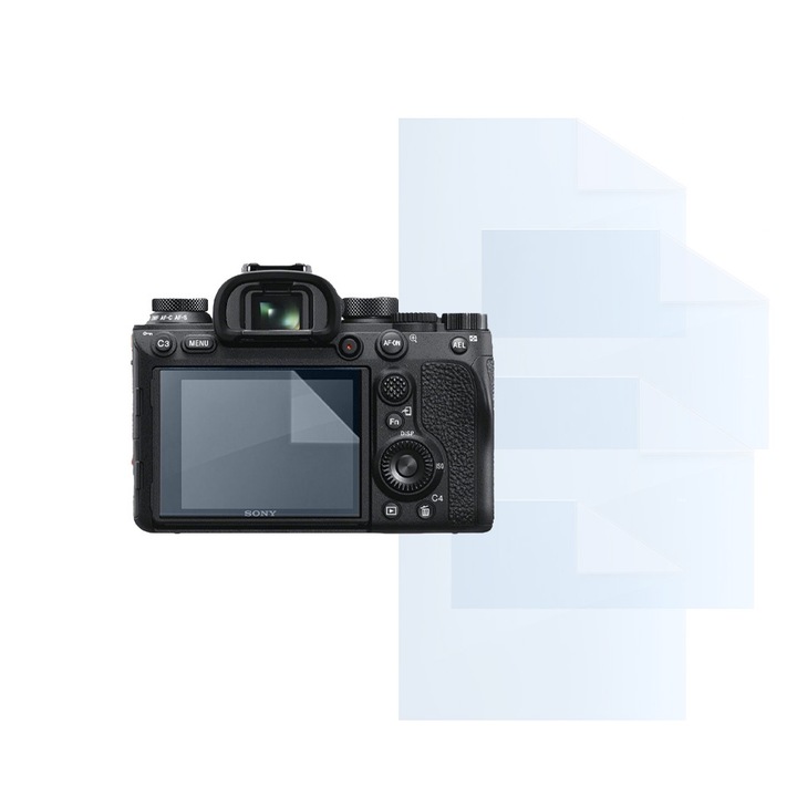 Filmkészlet Sony A9 II-hez, FONIX LENS DEFENSE, 4 szilikon képernyőfólia, ütésálló, karcmentes, regenerálható, tartós, időjárásálló, átlátszó