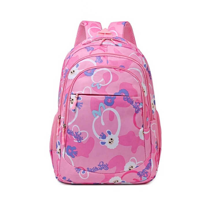 Iskolatáska, 46x16x31,5cm, rózsaszín, 62818-3