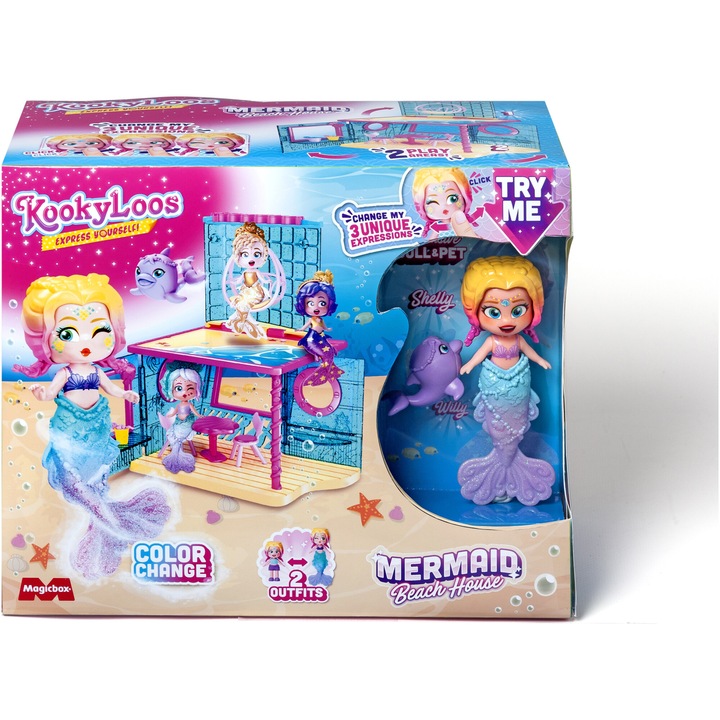 Комплект за игра Kookyloos - Къщата на русалката