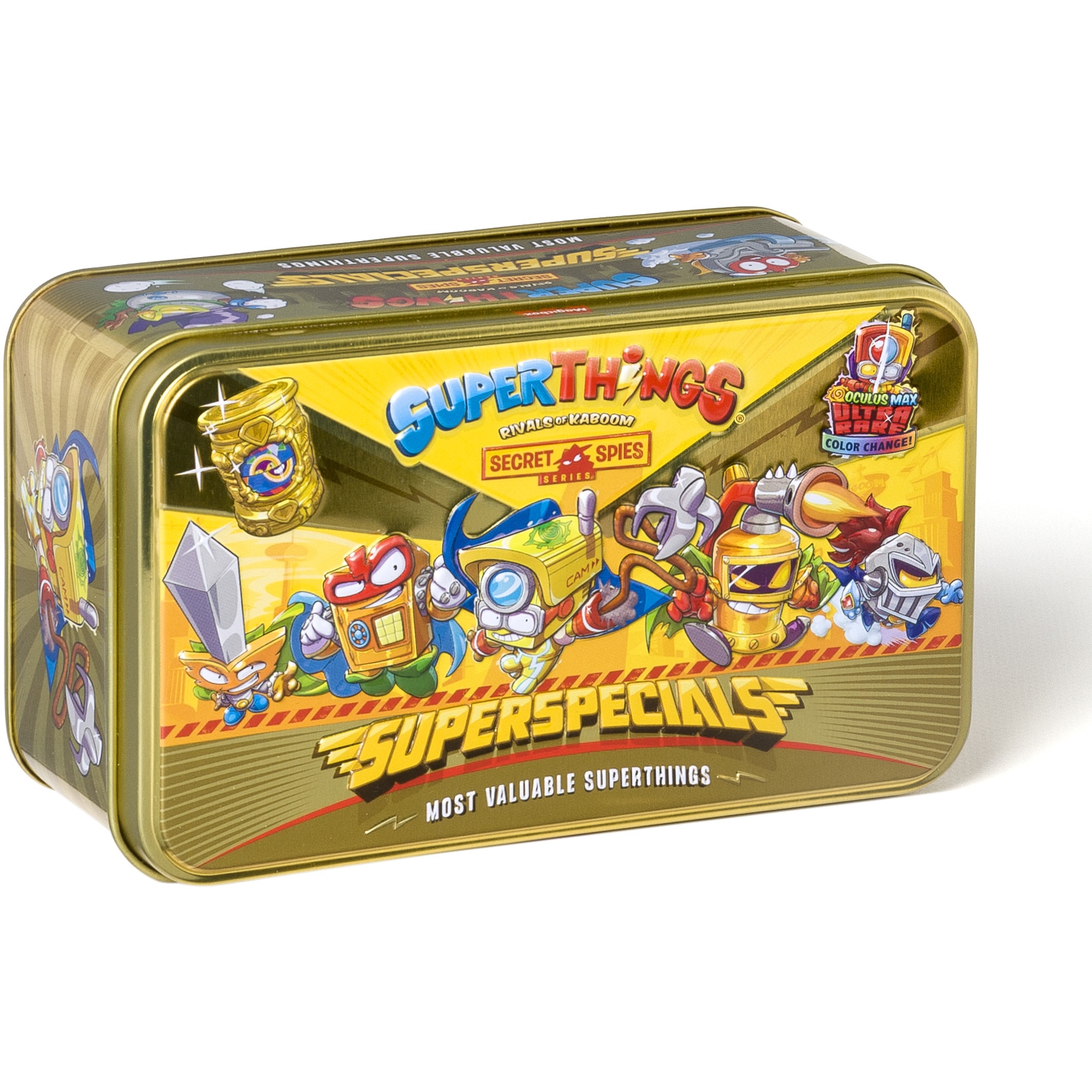 Set figurine SuperThings - SuperSpecials, cutie metalizata