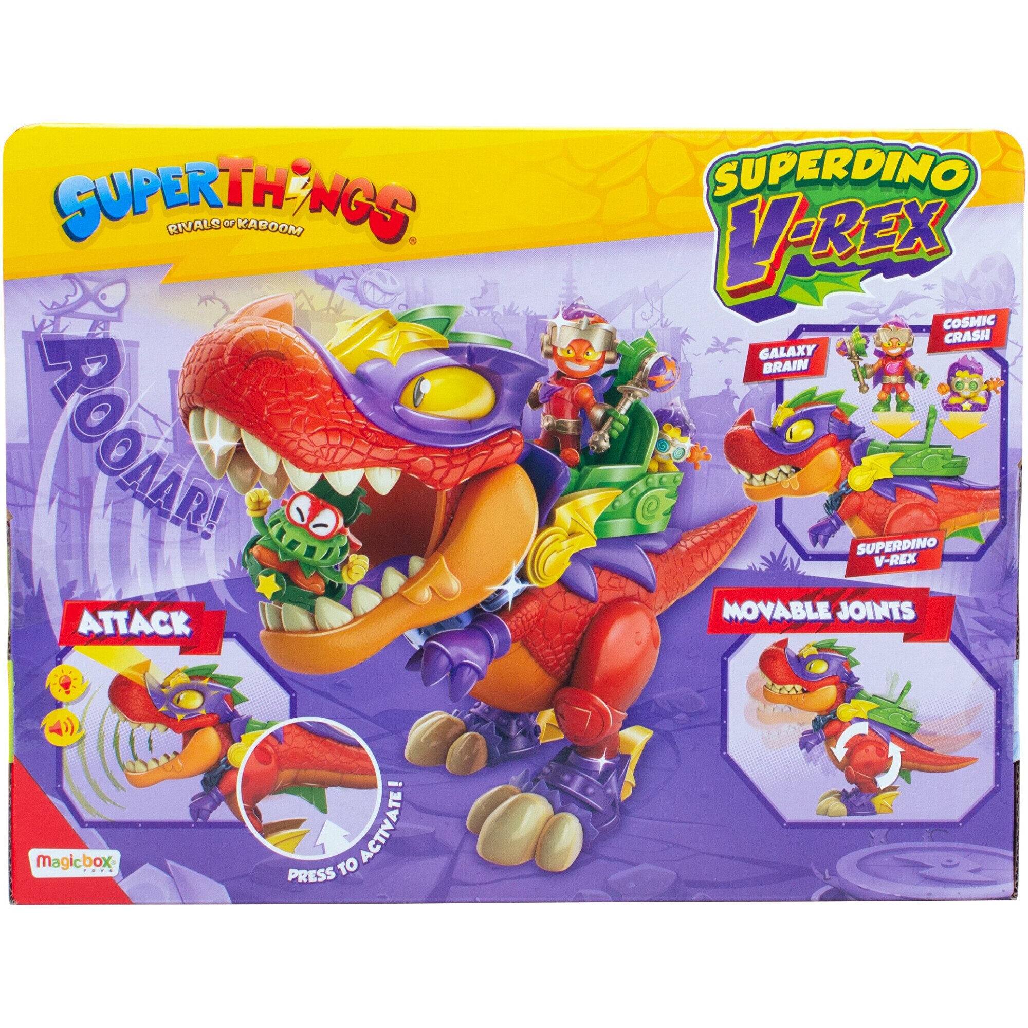 Set de joaca SuperThings - SuperDino, V-Rex - eMAG.ro