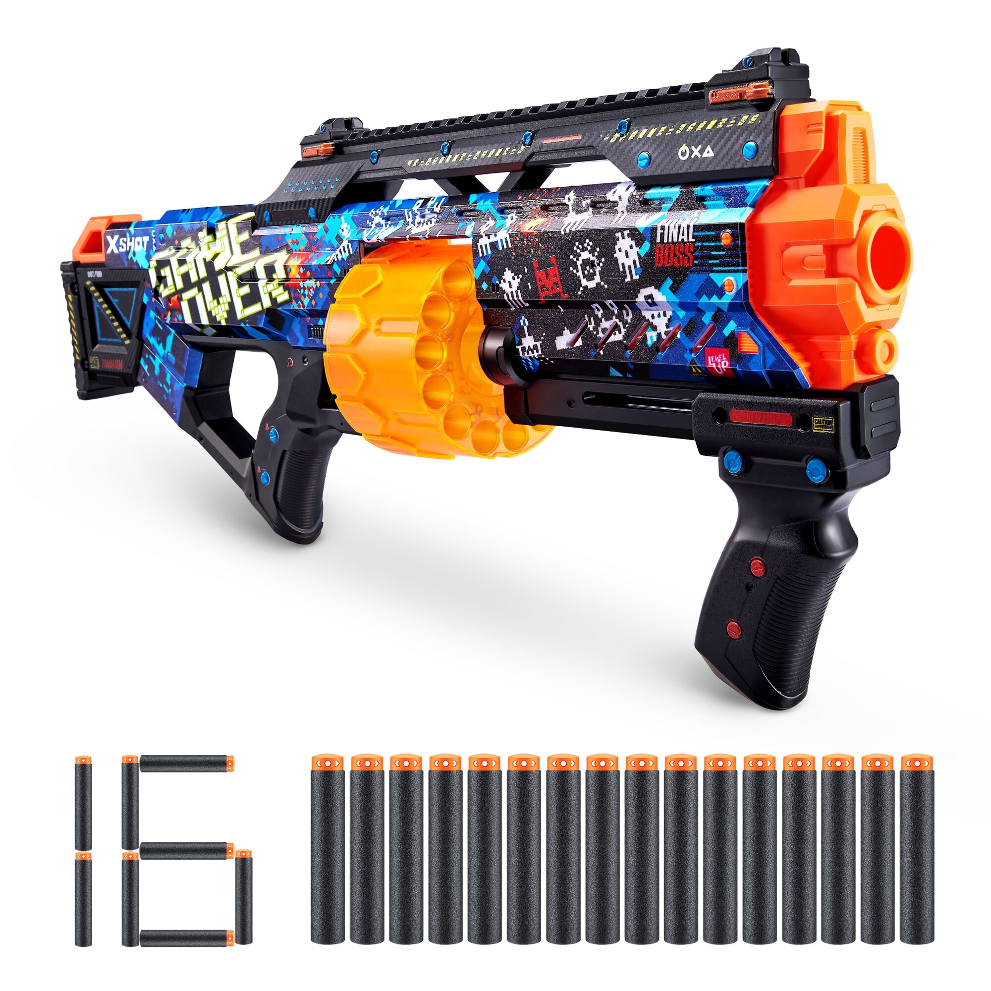 Blaster X-Shot - Last Stand, 16 proiectile - eMAG.ro