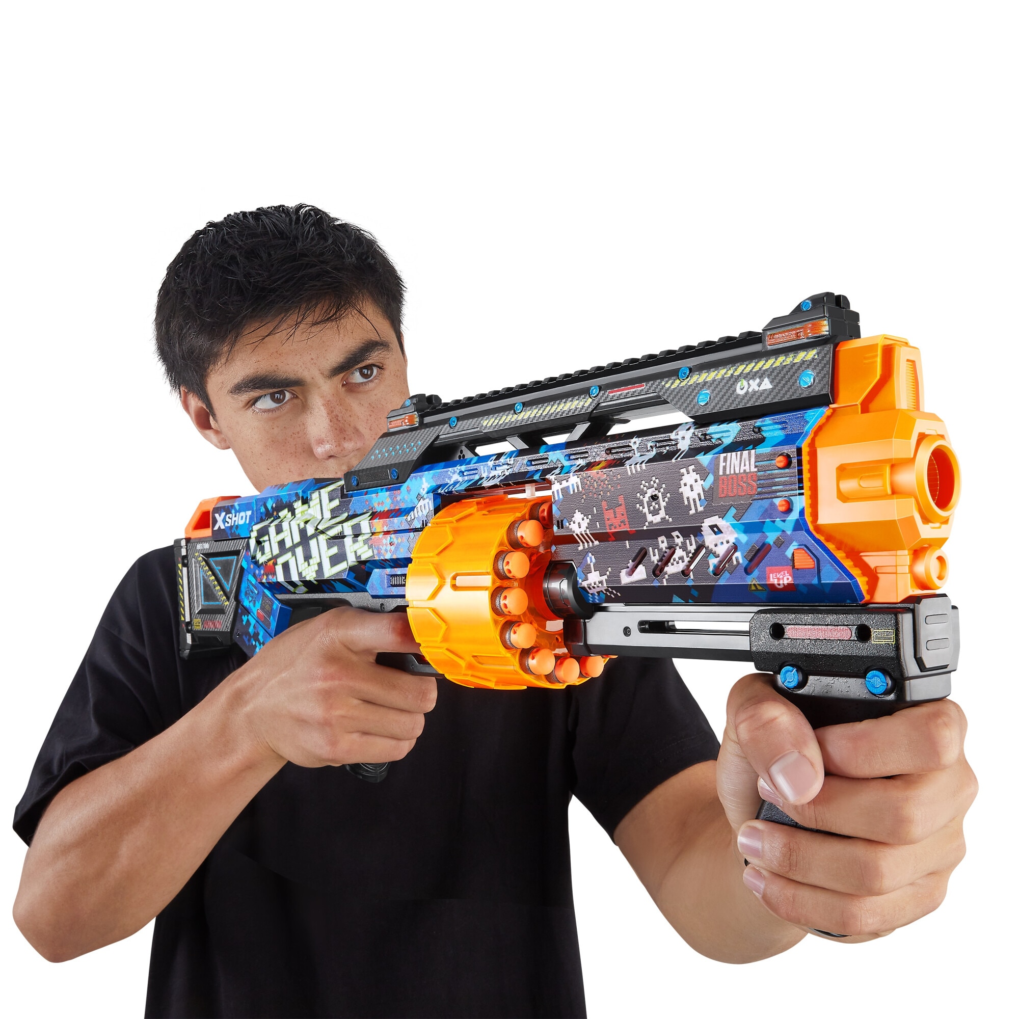 Blaster X-Shot - Last Stand, 16 proiectile - eMAG.ro