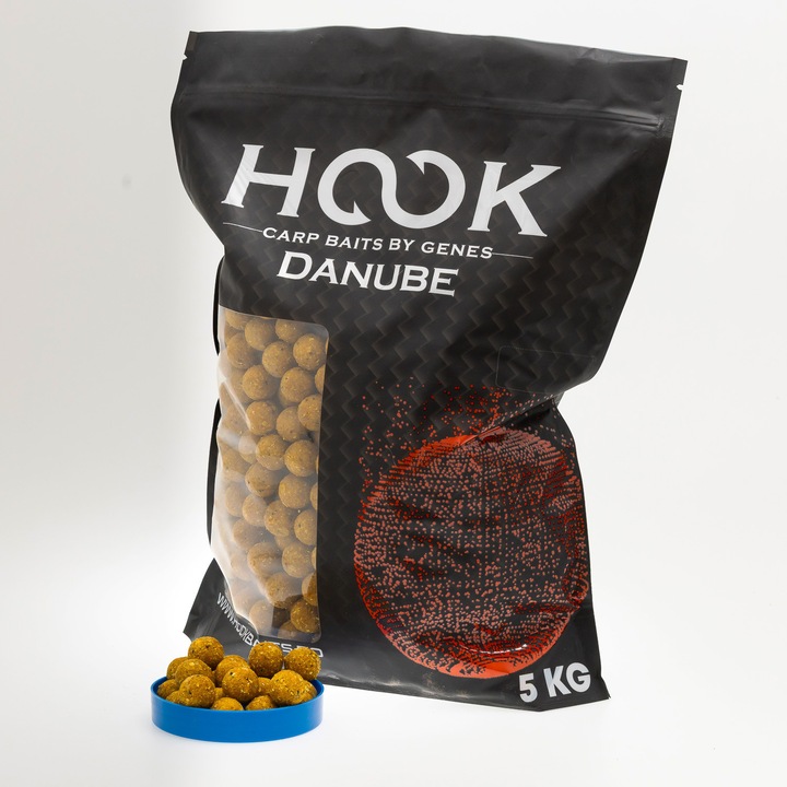 Boilies BirdFood tare Hook Carp Baits by Genes - PORUMB 20mm 5kg