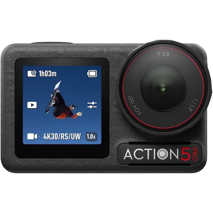 Спортна видеокамера DJI Osmo Action 5 Pro, 4K120, 40MP, Adventure Combo