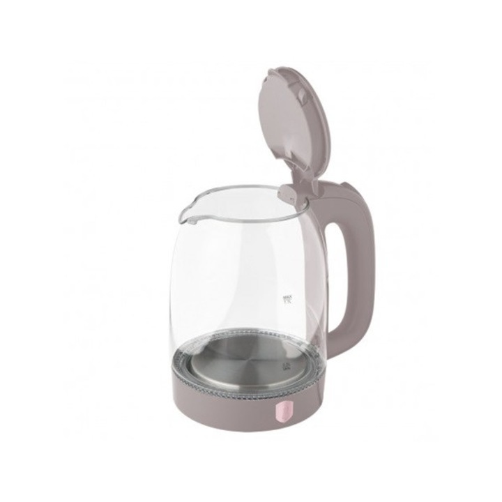 Berlinger Haus BH/9566 1, 7 L-es matt taupe üveg vízforraló