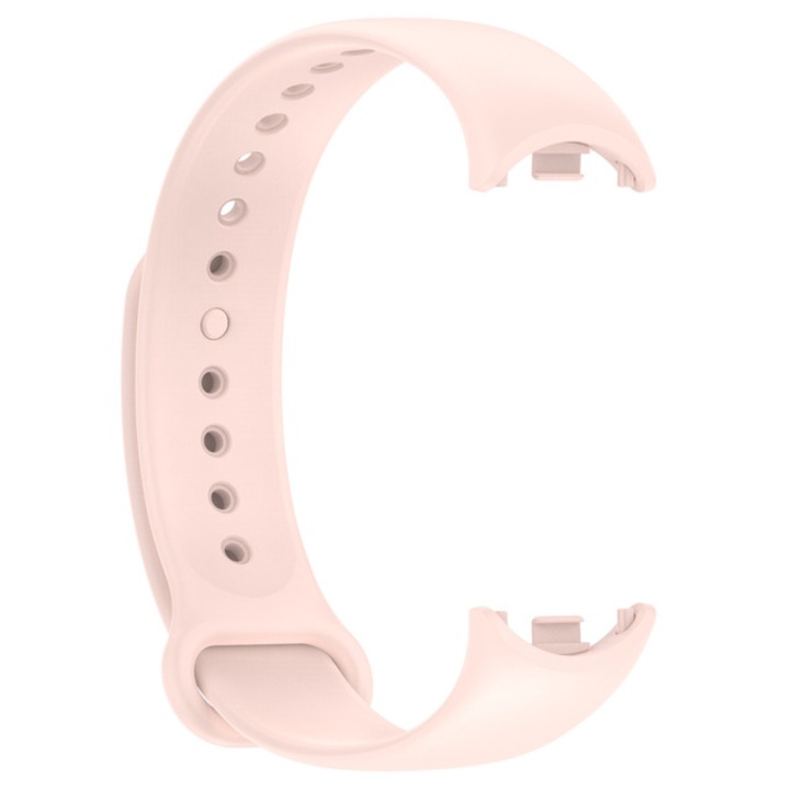 Szilikon karkötő fém PIN-kóddal, kompatibilis Xiaomi Mi Band 8, PHN Mag, Pink