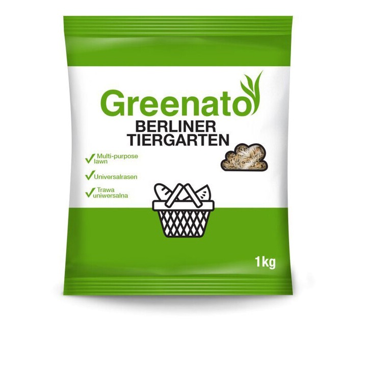 Seminte de Gazon, Greenato Berliner Tiergarten, Universal, 1kg, 50mp